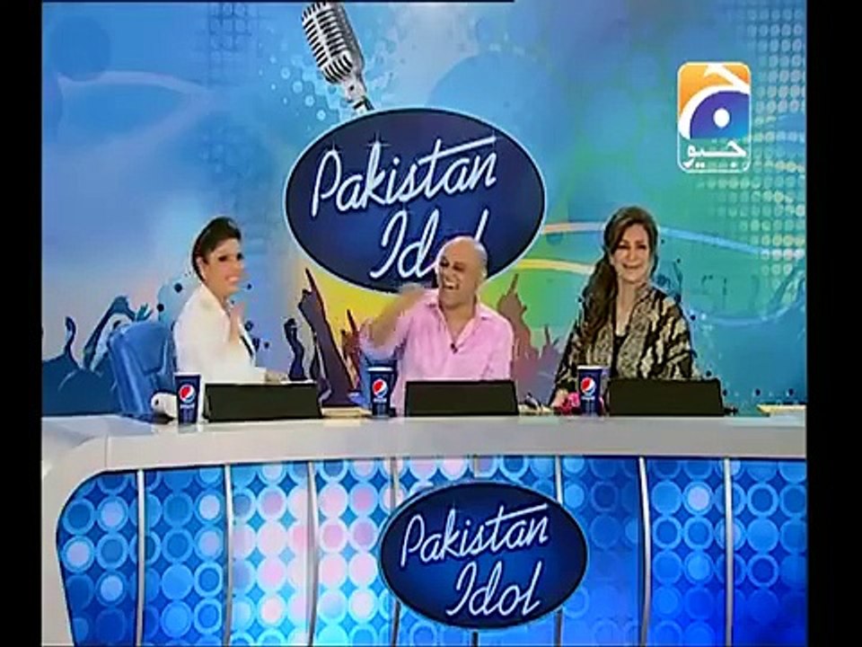 Pakistan Idol Auditions Lahore   Funny Pakistani Contestant   7 Dec 2013