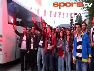 Beşiktaş Karabük'te coşkuyla karşılandı!