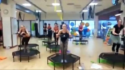 Jumping fitness gone wild