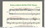 Wrestling Piano Theme Sheet Music - 