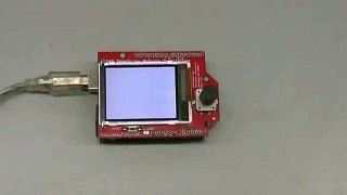 S65-Shield for Arduino: Menu Demo