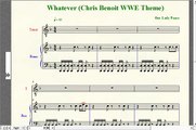 Wrestling Piano Theme Sheet Music - 