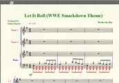 Wrestling Piano Theme Sheet Music - 