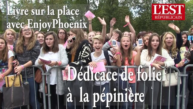 Nancy : Dédicace de folie avec Enjoyphoenix au parc de la pépinière