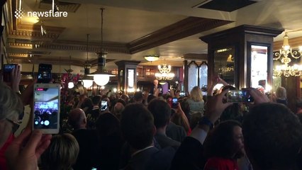 Jeremy Corbyn thanks supporters