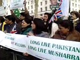 UK Pakistani Support Pervez Musharraf at 10 Downing Street
