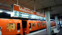 Mellunmäki metro station/Helsinki/The northernmost metro station in the world.