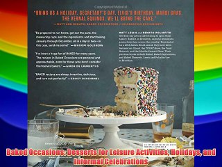 Baked Occasions: Desserts for Leisure Activities Holidays and Informal Celebrations FREE DOWNLOAD