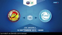Samedi 12 Septembre à 18h00 - Calais RUFC - FCM Aubervilliers - CFA A J5 (REPLAY) (2015-09-12 17:40:51 - 2015-09-12 20:12:08)