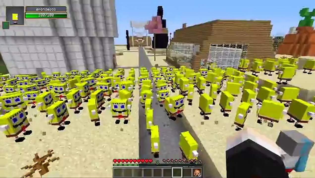 Minecraft | SPONGEBOB MOD! (I Saved Bikini Bottom!) | Mod Showcase