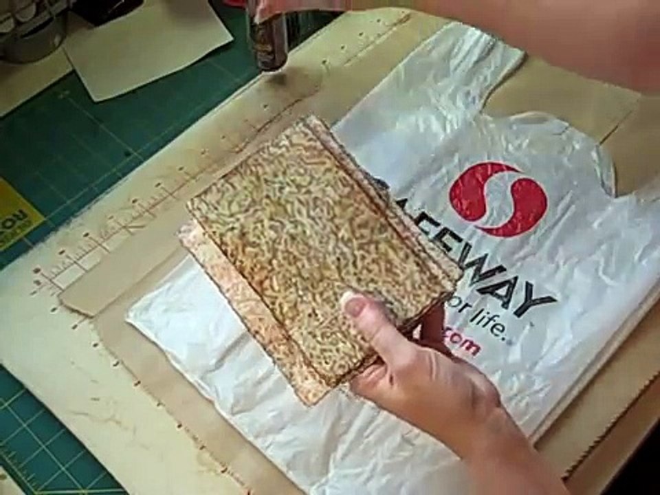 Plastic Bag Mini Album Pages Tutorial