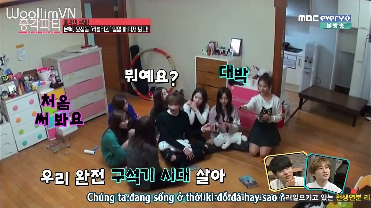 [WoollimVN] Vietsub 150402 Lovelyz with Eunhyuk manager