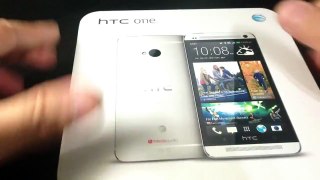HTC ONE 64GB Unboxing　開封と紹介 (English subtitle available)