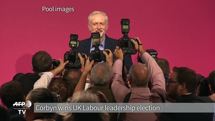 Socialist Corbyn wins UK Labour leadership in landslide