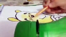 How to draw Winnie The Pooh.part 1---see the description  .كيف ترسم وني الدبدوب