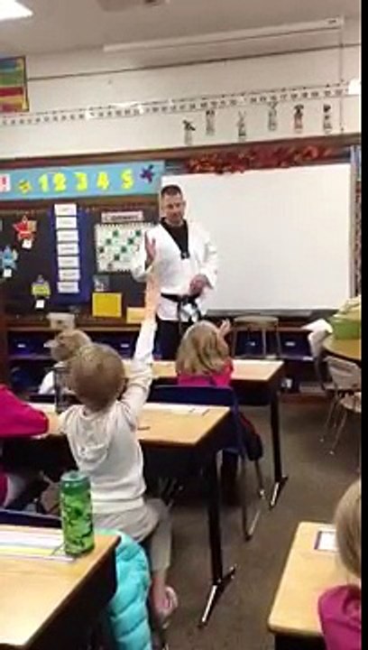 Awesome classroom lesson from Master Winkler