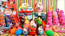 EGGS - MONSTER HIGH FROZEN BARBIE HELLO KITTY CARS SPONGEBOB Disney Kinder Surprise