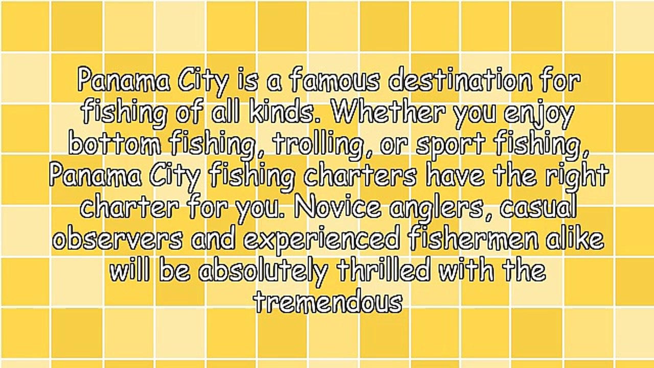Panama City Fishing Charters Can Provide A Unique And Memorable Experience