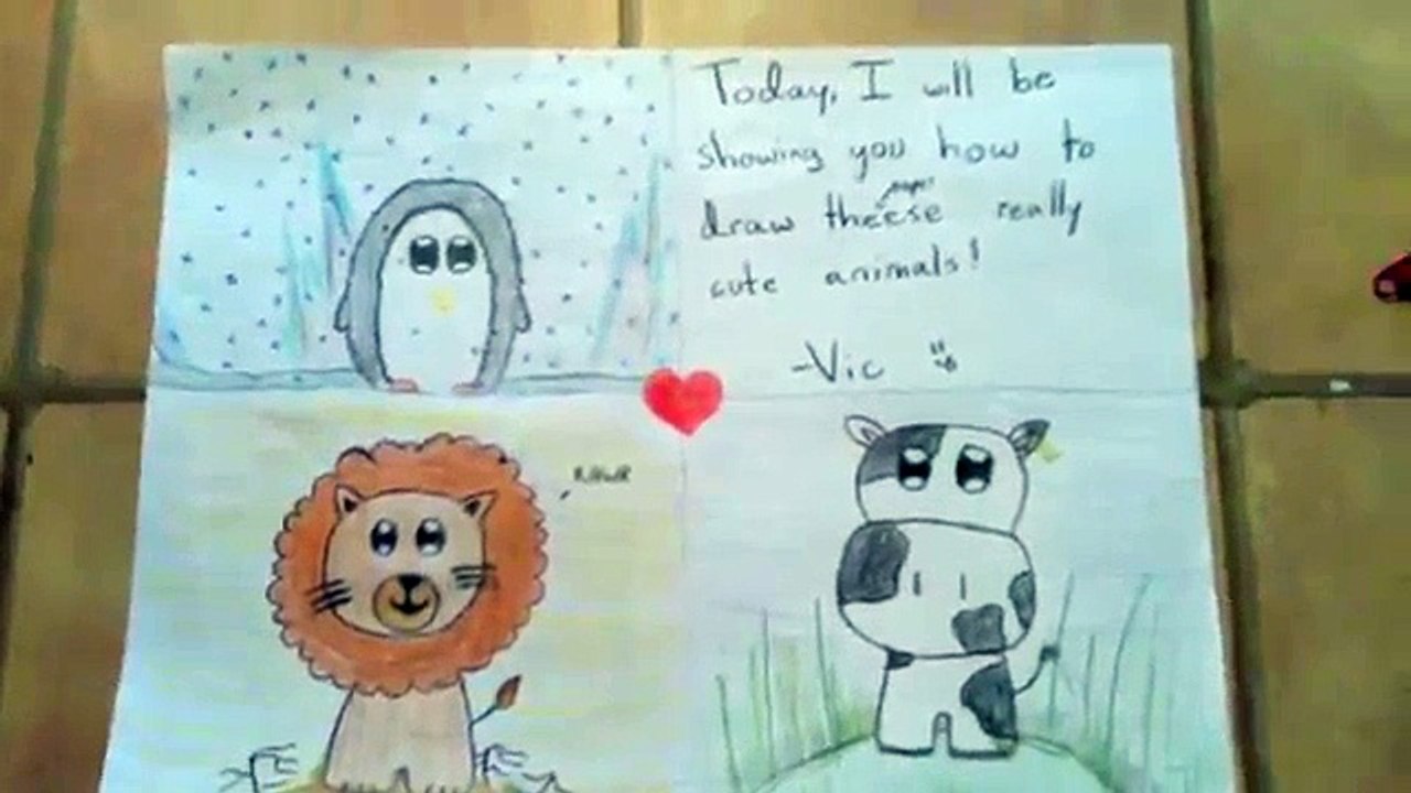 How To Draw Cute Animals (easy)