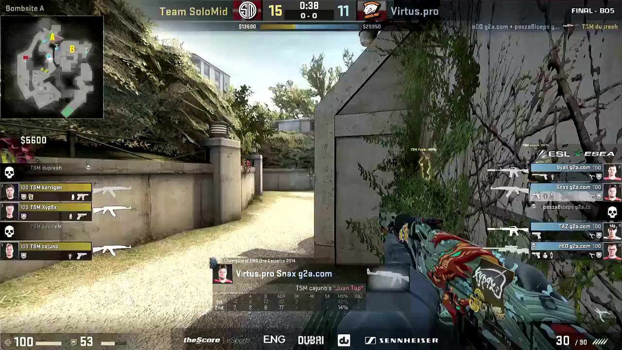 CS:GO - Neo no sound against TSM