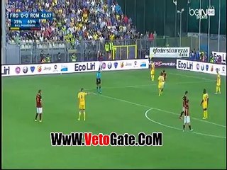 روما يتقدم بهدف نظيف امام فروسينوني