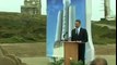 Elon Musk at groundbreaking ceremony of Falcon Heavy future launch site 2011