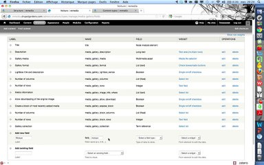Ajout d'une métadonnée sous forme de field