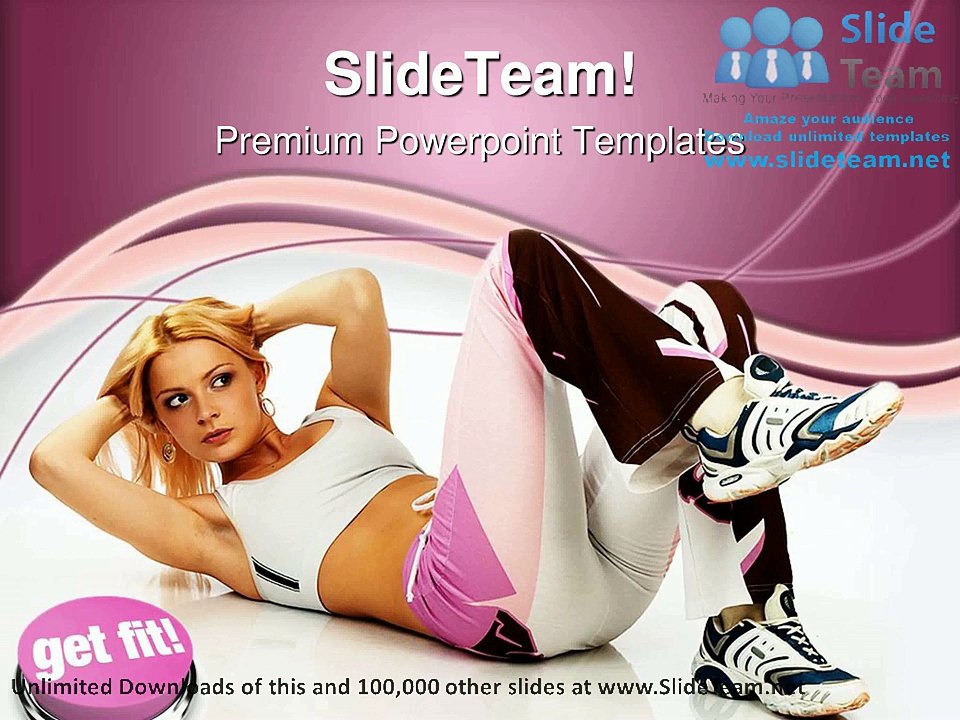 Active Woman Health PowerPoint And Backgrounds And Templates Themes ppt layouts