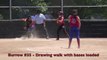 Drawing a Bases Full Walk vs American Pastime. Fast Pitch Softball. Emily Burrow Class of 2017