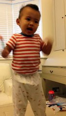 Baby singing and dancing
