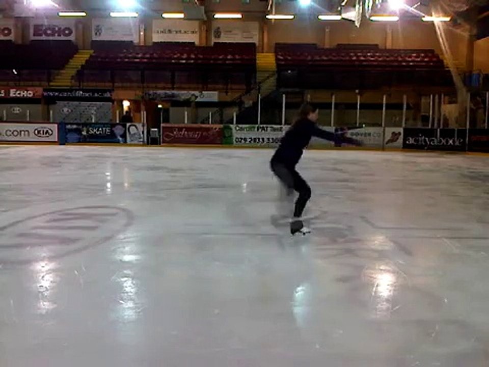Figure Skating Practice - Spins - Upright, Sit, Camel