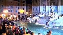 Trip to Rome - Trevi Fountain at night 1080p