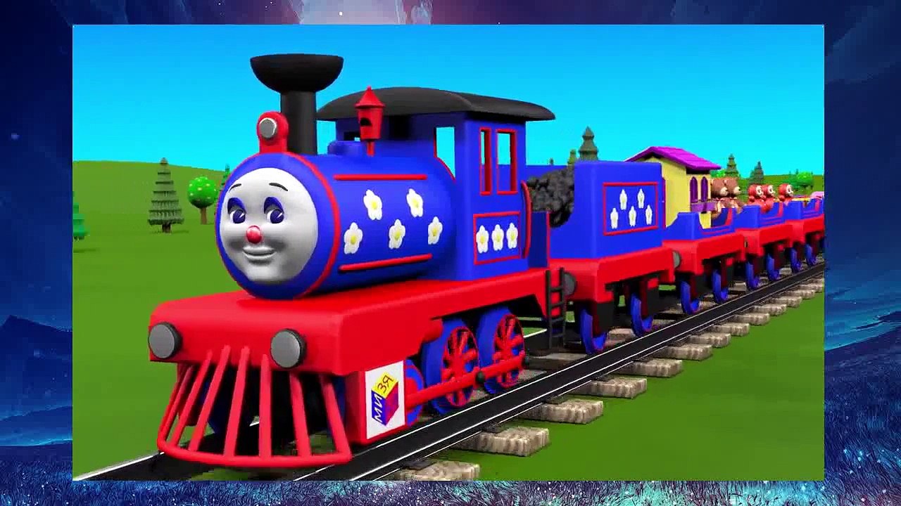 Learn to count to 10 with Choo-Choo Train|| Cartoons for children kids toddlers *-* for kids