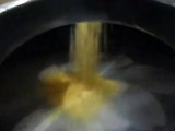 Test A - Corn Flour (Harina De Maiz) on 4mm Perforated Mesh