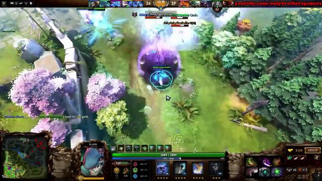 Dota 2 Miracle 8036MMR TOP 1 MMR IN THE WORLD Plays Slark Ranked Match Gameplay!