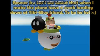 Mario In Roblox Land: Tiki-Blox Island- Crash Landing