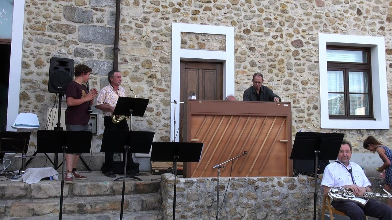 Gérard, guitariste a plus d'une corde à son arc, le saxo alto.