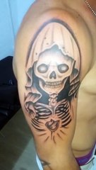 Best Tattoo santa muerte Art Ink