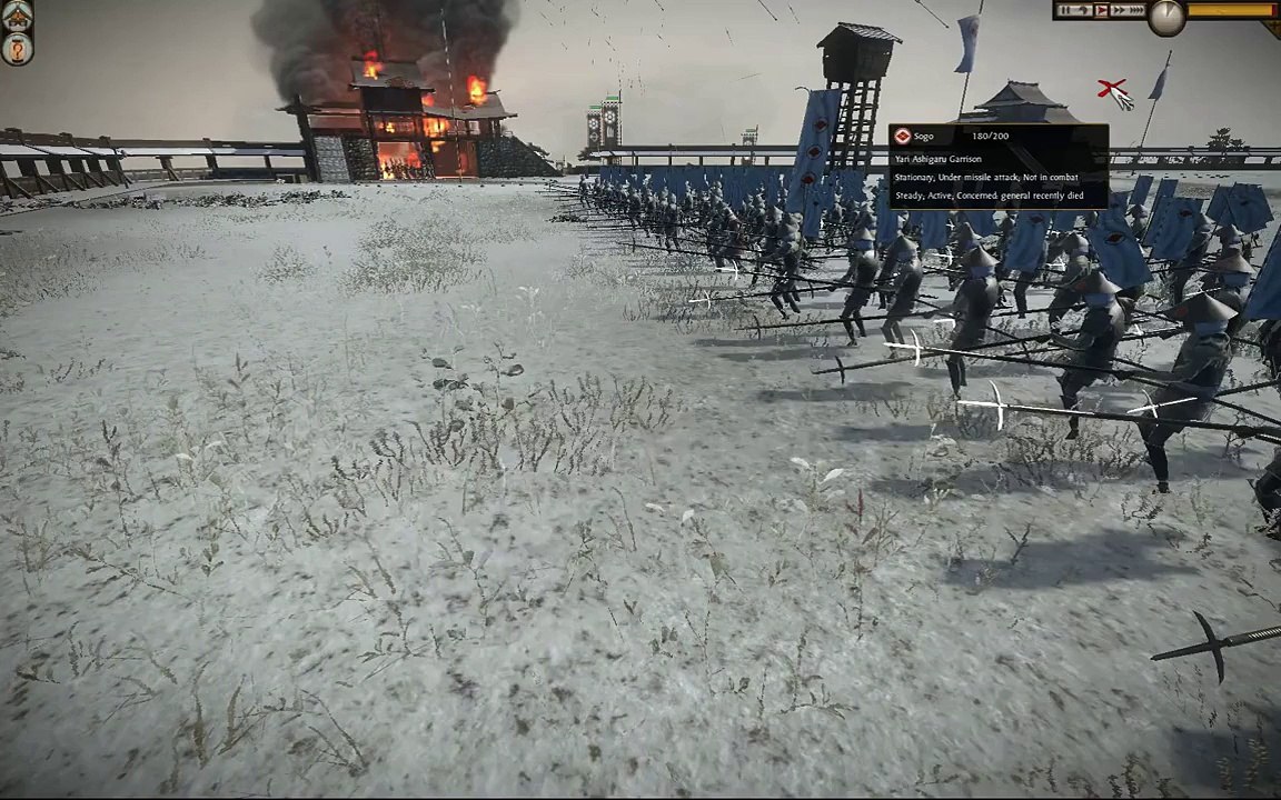 Total War: Shogun 2 - Siege Gameplay: The best (and saddest) last stand in history