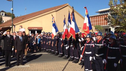 Les pompiers défilent en ville