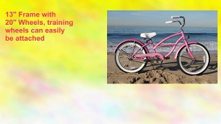 Firmstrong Urban Girl Single Speed Beach Cruiser Bicycle 20inch Pink