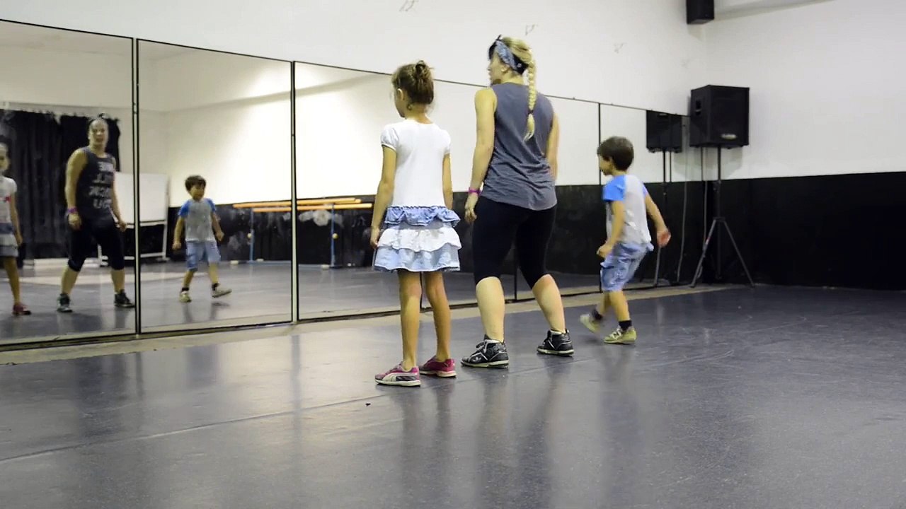 Dance Session 2 with Miss Natalie-" Kids Of Leo" Choreography as a group.."We WIll Rock You"