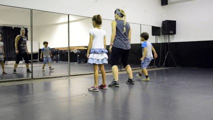 Dance Session 2 with Miss Natalie-" Kids Of Leo" Choreography as a group.."We WIll Rock You"