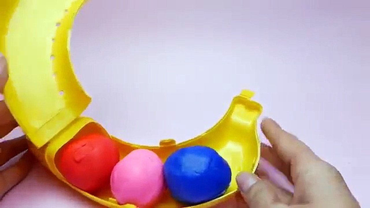 Play-Doh Banana Surprise Eggs Toys