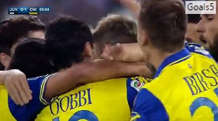 Perparim Hetemaj Goal Juventus 0 - 1 Chievo Serie A 12-9-2015
