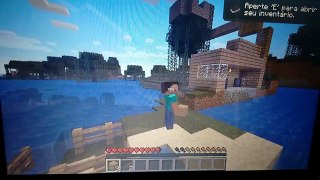 Minecraft:survival  ep 02 :minha casa foi destruíd