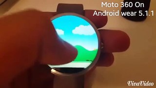 Moto 360 on Android Wear 5.1.1