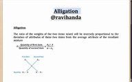 Alligation Method - how to solve mixture problems 1 - Arithmetic and Aptitude - CAT/XAT/SAT/GMAT/GRE