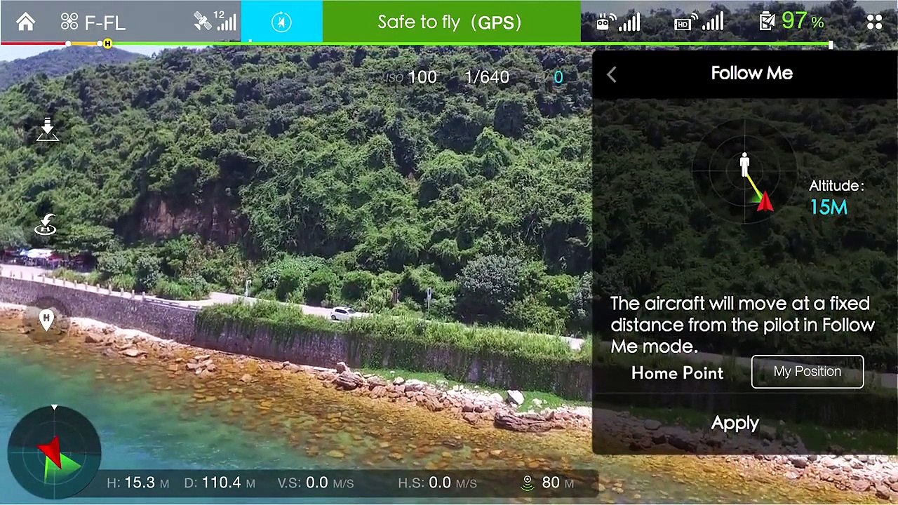 Intelligent Flight Mode  Follow Me (Subtitulado)