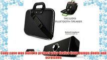Black CADY Leather Hard Shell Cube Carrying Shoulder Bag For Viewsonic ViewPad 10E 10pi E100